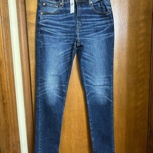 American Eagle Outfitters Men's Slim Jeans - Dark Blue